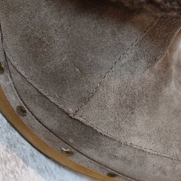 👍 Vintage Nine West  Suede Booties Retro Size 9.   A8 - Picture 2 of 8